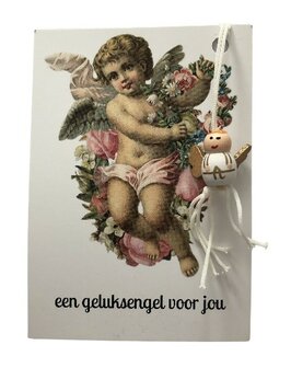 Kaartje een geluksengel voor jou