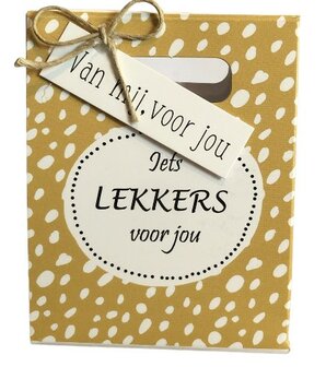 Iets lekkers van mij voor jou