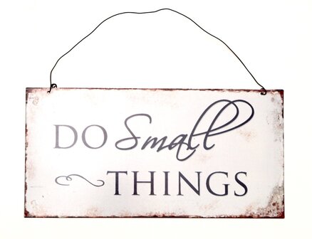 Do Small Things