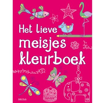 Het lieve meisjes kleurboek