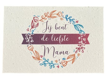 Bloeikaart jij bent de liefste mama