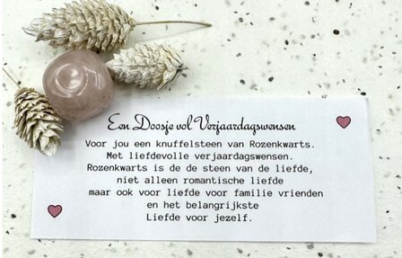 Doosje vol liefdevolle verjaardagswensen