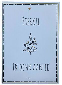 Geurkaart Sterkte ik denk aan je