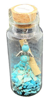 Boodschap in een flesje (Turquoise)
