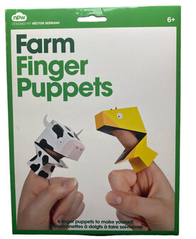 DIY Farm Finger Puppets