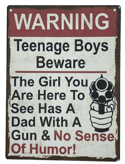 Bordje, WARNING teenage boys beware.....