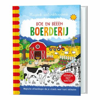 Magische waterkleurboek Boerderij