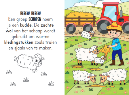 Magische waterkleurboek Boerderij