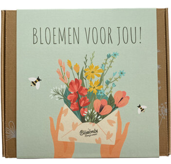 Bloembommetjes giftbox (9 stuks) Bloemen voor jou