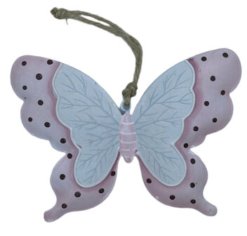 Metalen hanger vlinder