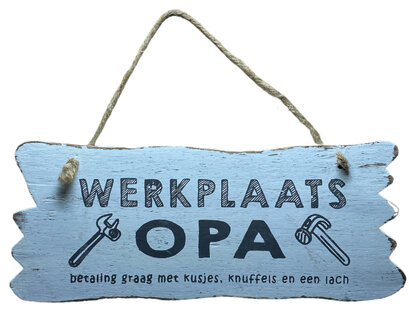 Bord Werkplaats opa