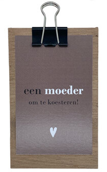 klembord een moeder om te koesteren