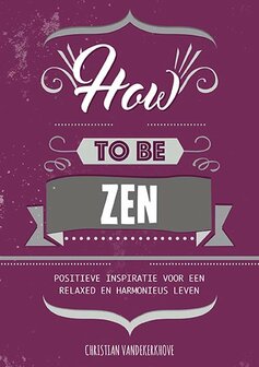 Boekje How to be zen