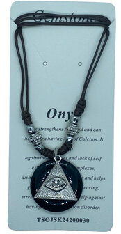 Ketting met natuursteen Onyx