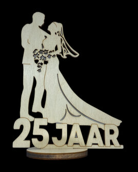 Persoonlijk cadeau zilveren huwelijk &ndash; 25 jaar getrouwd
