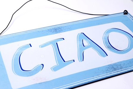 Tekstbord CIAO