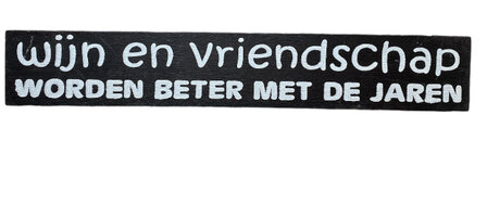 Wijn en vriendschap worden beter met de jaren