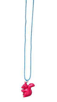 Kinderketting met eekhoorn hanger &ndash; vrolijk fair trade sieraad