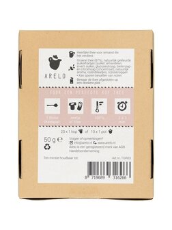 Brievenbuscadeau Lieve Thee met theefilters en liefdevolle boodschap