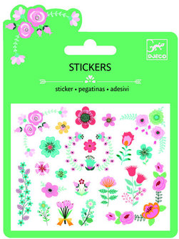 Djeco mini stickers bloem