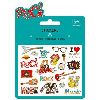 Djeco mini stickers rock