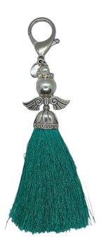 wensengel groen sleutelhanger