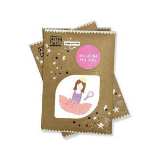 DOE-HET-ZELF ballerina pop set &ndash; creatief knutselpakket voor kinderen