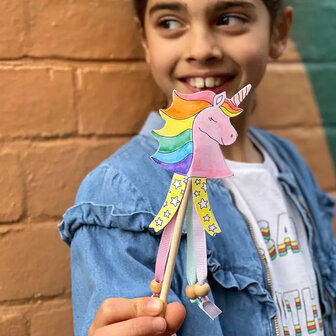 Magische eenhoorn toverstaf knutselen &ndash; stimuleert fijne motoriek