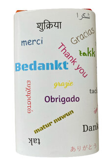 Klein bedankcadeau &ndash; Tony&rsquo;s Chocolonely Bedankt chocolade set