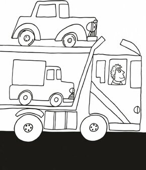 Stoere voertuigen kleurplaten voor jonge autoliefhebbers