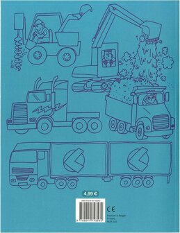 Kinder kleurboek met auto&rsquo;s en andere voertuigen