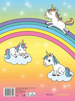 Eenhoorn kleurboek als vrolijk cadeau voor kinderen