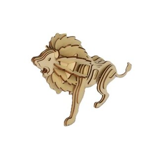 3d houten dier leeuw zelf maken