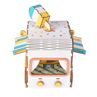 3d houten ijswagen knutselpakket