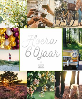 Boekje Hoera 60 jaar met foto&rsquo;s en citaten