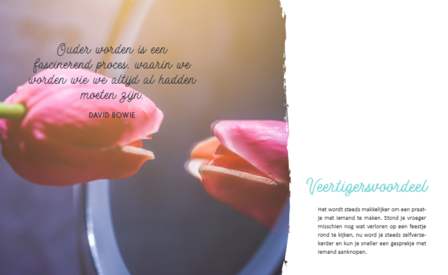 Inspirerend verjaardagscadeau voor jarige 40