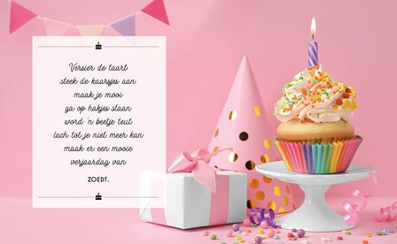 Boekje Happy Birthday met vrolijke foto&rsquo;s en citaten