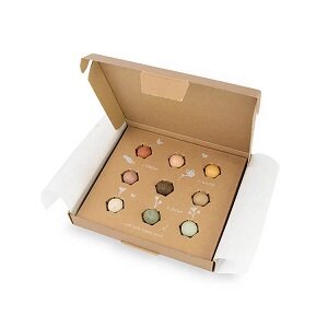 Giftbox met sleeve Bloemen voor jou! opengeklapt  Bloembommetje met organische zaden klaar om te