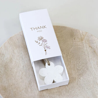 Luxe doosje met tekst Thank You