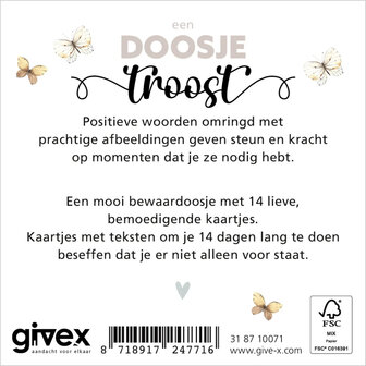 Compact doosje troost afmeting 12,5 &times; 8 cm