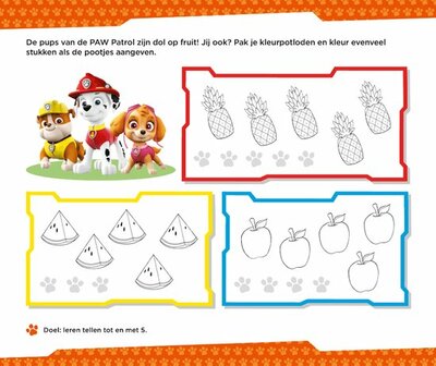 Leren tellen Paw Patrol