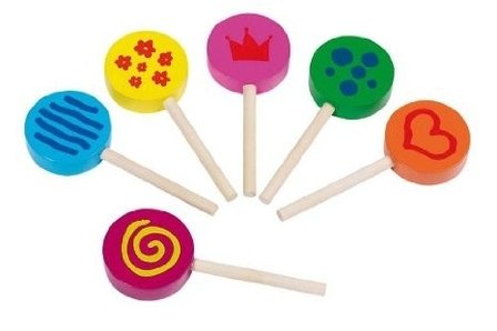 Houten lolly's