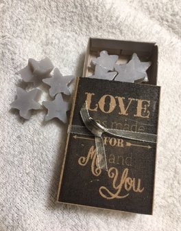 Love was made for me and you (doosje zeepjes)