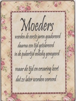 Bordje moeders