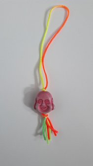 Lachende reis boeddha