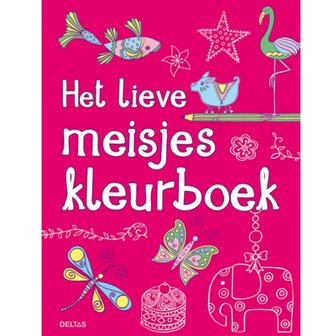 Het lieve meisjes kleurboek
