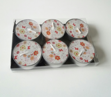Bloemen, waxinelichtjes
