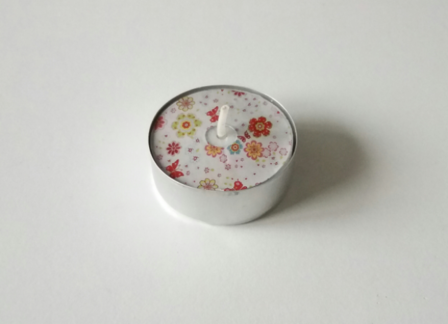 Bloemen, waxinelichtjes