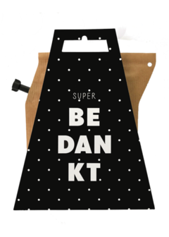 Super, bedankt! Koffie met een boodschap