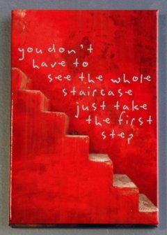 Magneet, you don't have to see the whole staircase....